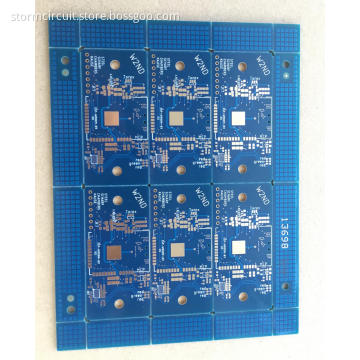 4 layer blue solder BGA via in pad